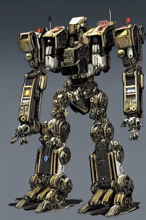 Image similar to mechwarrior _ 2, intricate ornate humanoid mecha warrior,