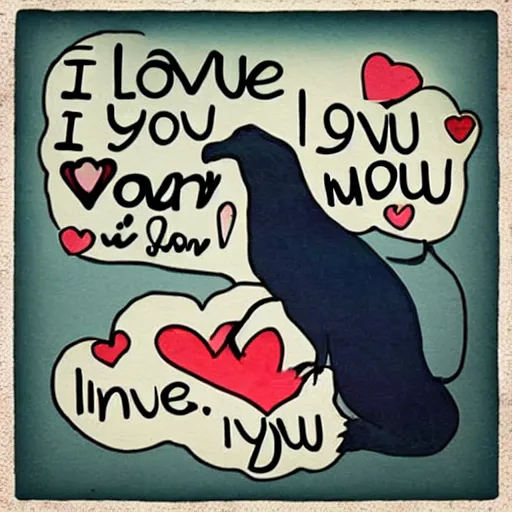 Image similar to i love you