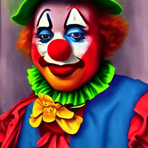 Prompt: Clown by James McCarthy