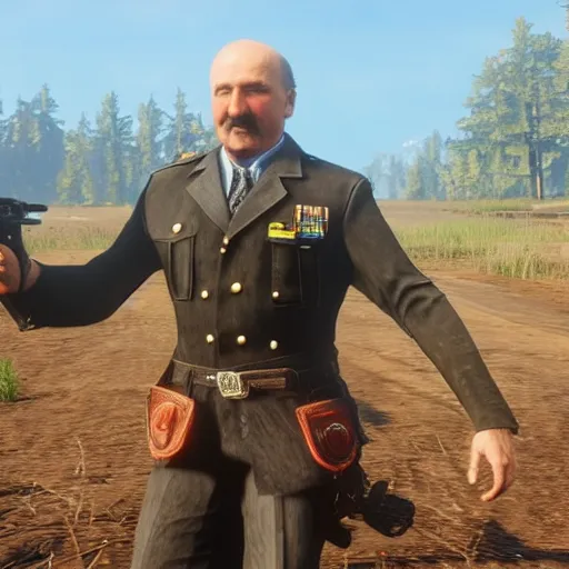 Image similar to Alexander Lukashenko in Red Dead Redemption 2