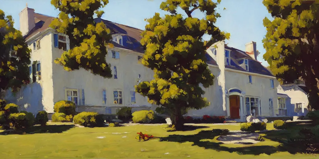 Image similar to manoir san Francisco ben aronson 1950