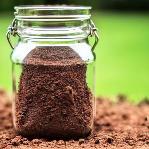 Image similar to a jar of dirt