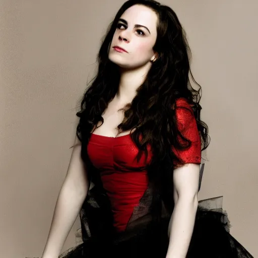 Image similar to a portrait of emily hampshire