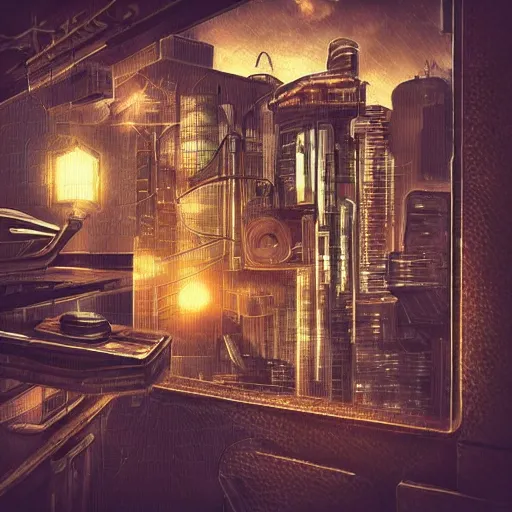 Image similar to small tool extremely detailed cyberpunk ( steampunk ), day light, realistic shaded,