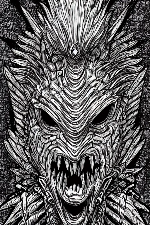 Prompt: armoured warrior thistle monster, symmetrical, highly detailed, digital art, thistle themed armour, sharp focus, trending on art station, kentaro miura manga art style