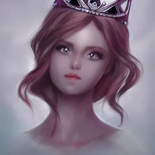 Image similar to tiara, fox wearing a tiara, fantasy art, artstation