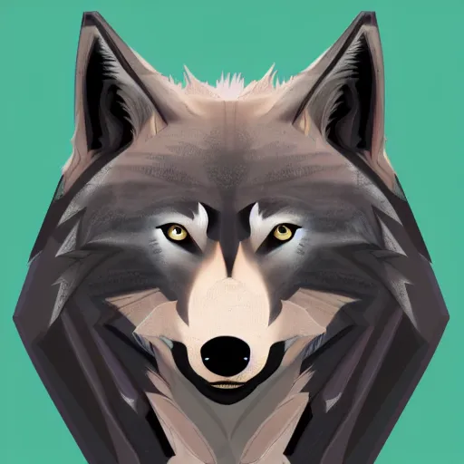 Prompt: A handsome wolf wearing a leather jacket, digital furry art, 4k