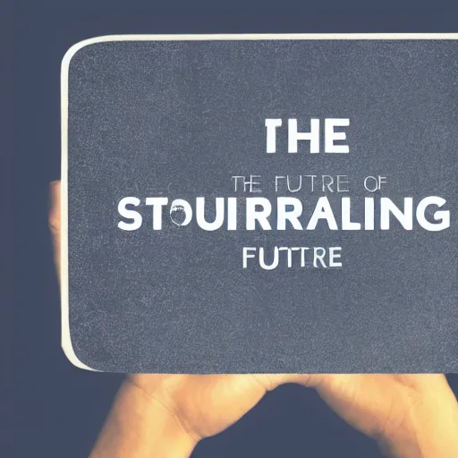 Image similar to the future of storytelling