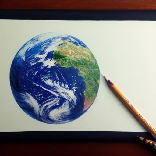 Save the Earth Drawing by Sanma Ramalingam - Fine Art America