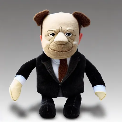 Image similar to plush winston churchill, detailed, custom