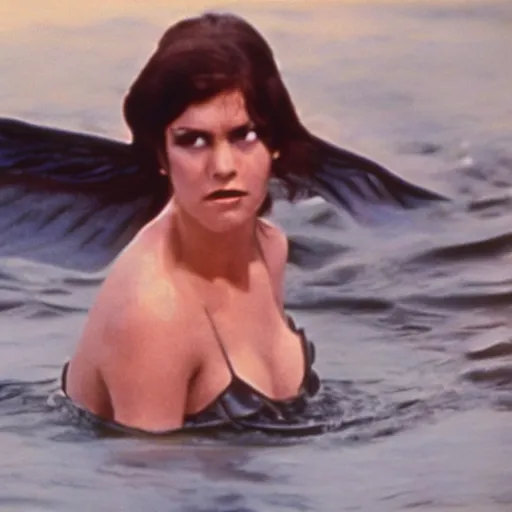 Image similar to a film still of siren in a 1 9 7 7 photo, realistic, photorealistic, detailed,