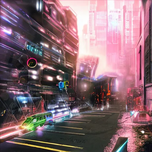 Prompt: back to the future cyber punk style photorealistic-n6