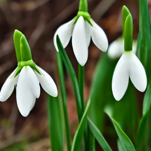 Prompt: common snowdrop