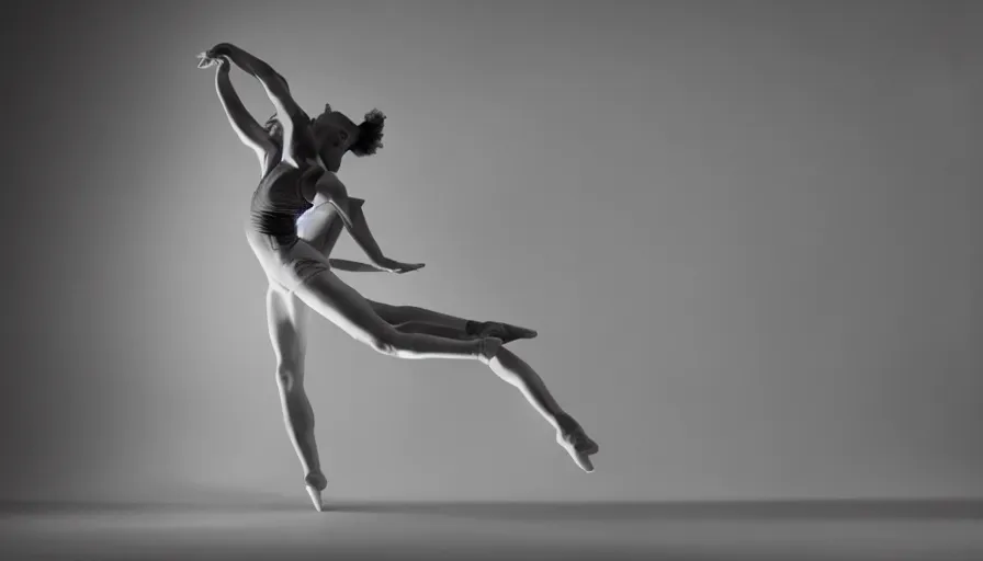 Image similar to contemporary dancers dancing artistic photography movement photorealistic volumetric cinematic light, award - winning