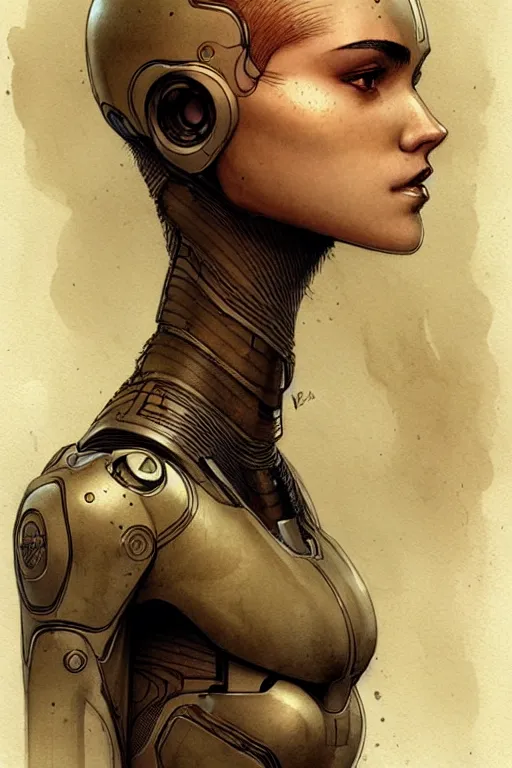 Image similar to ava from ex machina by jean - baptiste monge