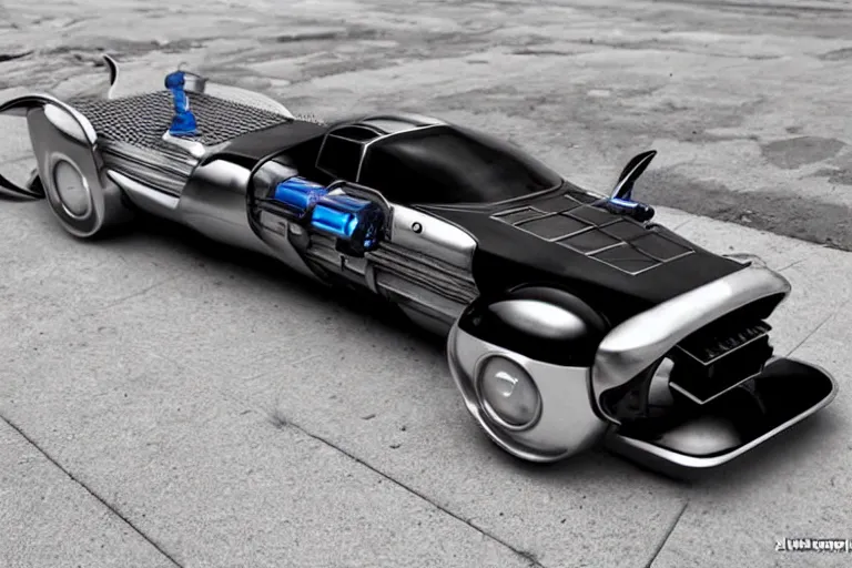 Prompt: a cyberpunk hot rod hover car, futuristic, scifi, realistic