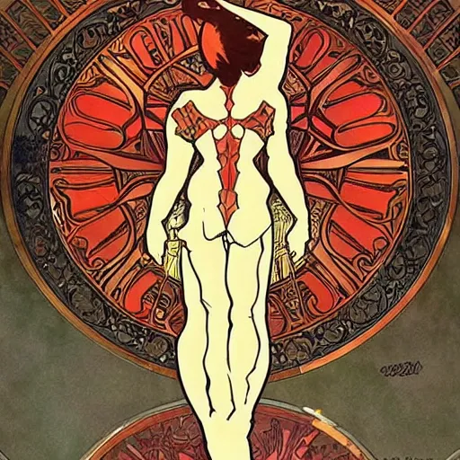 Image similar to daredevil costume designs, intricate, elegant, highly detailed, digital painting, smooth, sharp focus, illustration, art by alphonse mucha