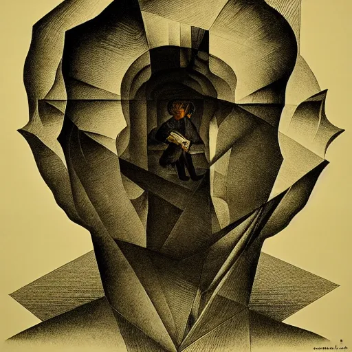 Image similar to lithography on paper secret token conceptual figurative post - morden monumental dynamic portrait by goya and escher and hogarth, illusion surreal art, highly conceptual figurative art, intricate detailed illustration, controversial poster art, polish poster art, geometrical drawings, no blur