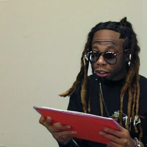 Image similar to lil wayne teaching calculus