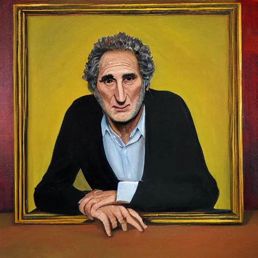 Image similar to Judd Hirsch painting by Thomas-Montacellinio