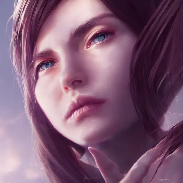 Prompt: illustration of a woman her eyes are focused, she is bewitched, by artgerm and wlop and greg rutkowski, trance, hypnotic, digital art, extreme detail, realistic lighting, cinematic composition, concept art, sharp focus, colorful, photorealistic eyes, 8 k