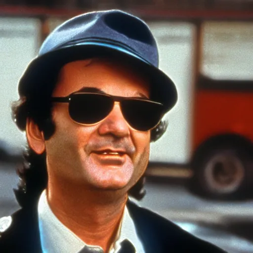 Prompt: bill murray in blues brothers