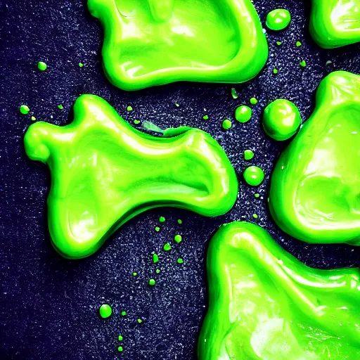 Prompt: close up high resolution photo of slime, very tasty, food photography, instagram, trending