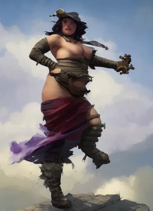 Prompt: hyper realistic photo of medieval chubby beautiful rogue thief girl, full body, rule of thirds, conceptart, saturated colors, cinematic, greg rutkowski, brom, james gurney, mignola, craig mullins, artstation, cgsociety