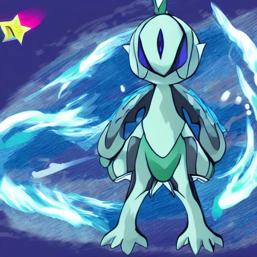 Prompt: a new water type pokemon