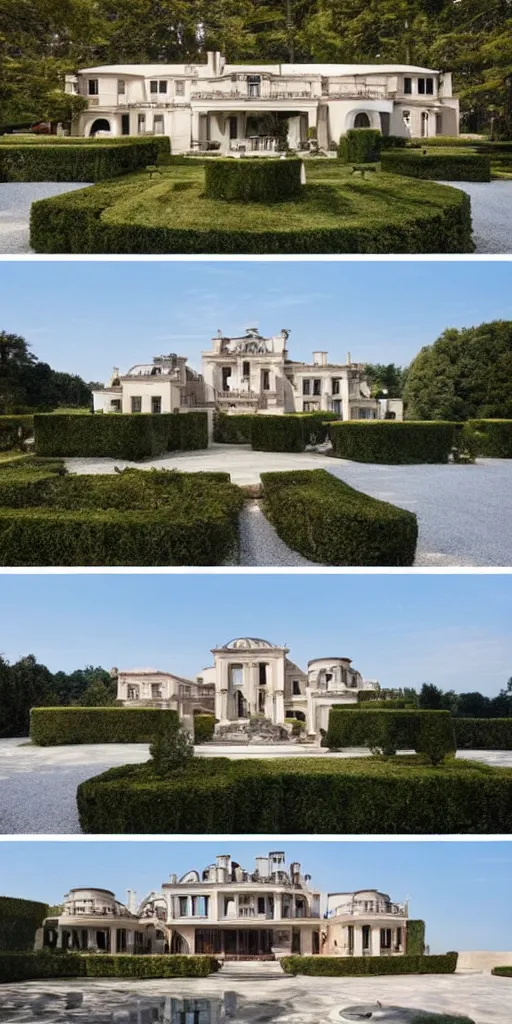 Image similar to a mansion designed by Porsche