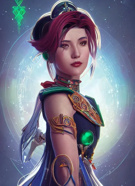 Image similar to symmetry!! portrait of sailor pluto! alien in the style of horizon zero dawn, machine face, intricate, elegant, highly detailed, digital painting, artstation, concept art, smooth, sharp focus, illustration, art by artgerm and greg rutkowski and alphonse mucha, 8 k