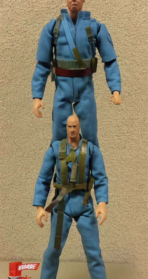 Image similar to 1 9 8 0 hasbro style gi joe action figure, full body, highly detailed, sci fi, photorealistic