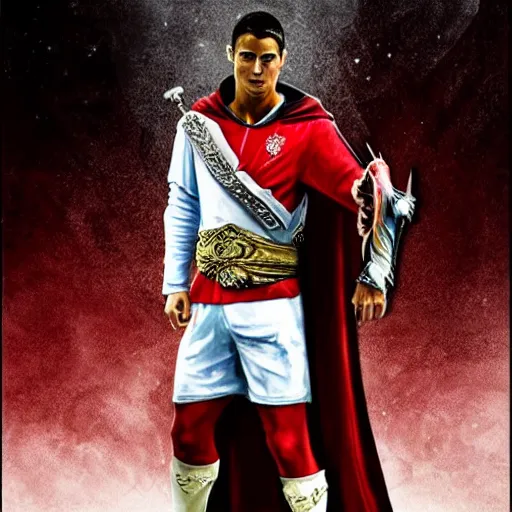 Prompt: christiano ronaldo as ezio auditore, detailed