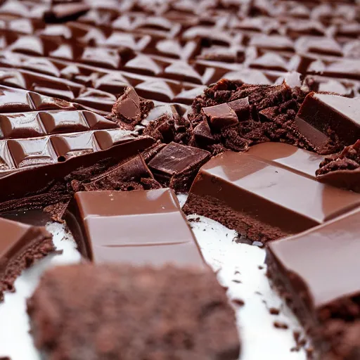 Image similar to people on street get sink on chocolate liquid rain, flooded with chocolate