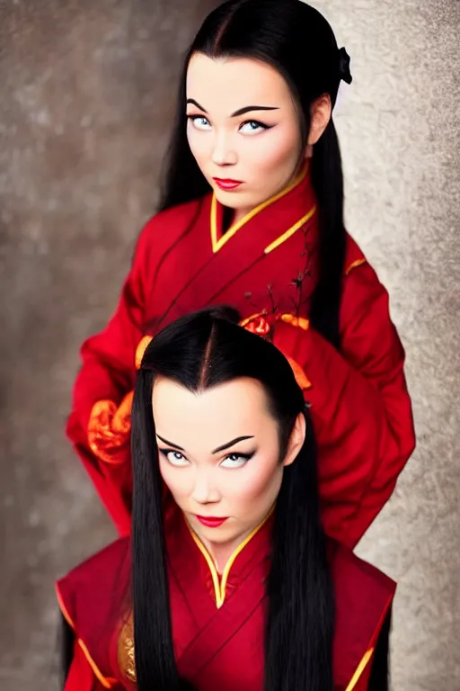 Image similar to photo of real life Azula from Avatar