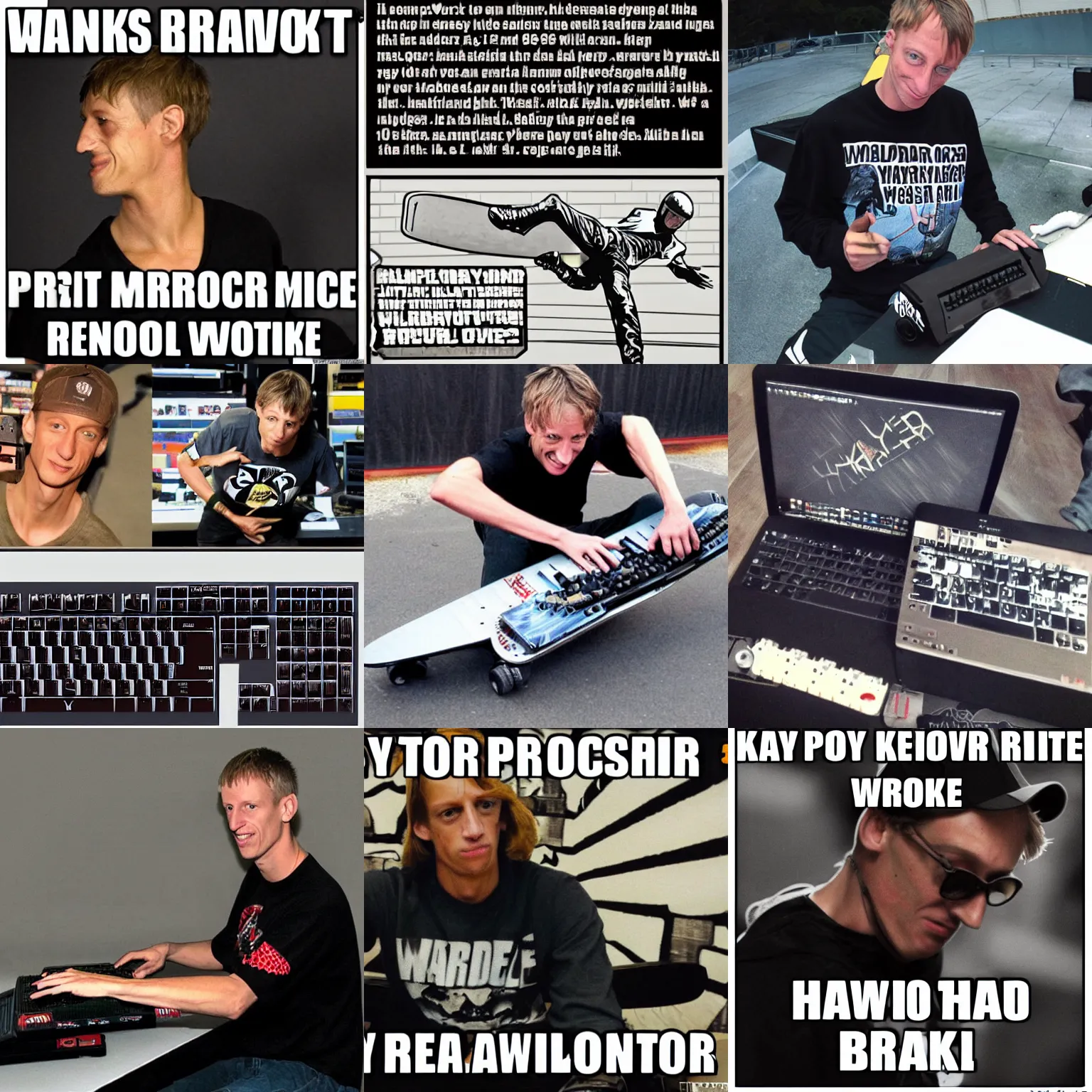 Tony Hawk Pro Keyboard Warrior | Stable Diffusion | OpenArt