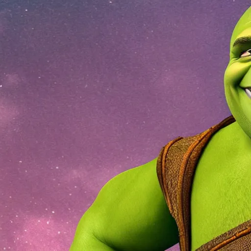 Prompt: Shrek as Thanos