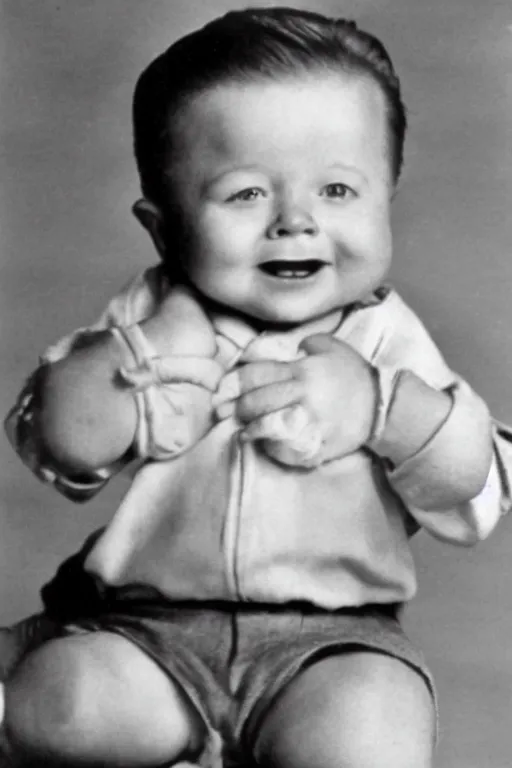 Prompt: mickey rooney as a baby