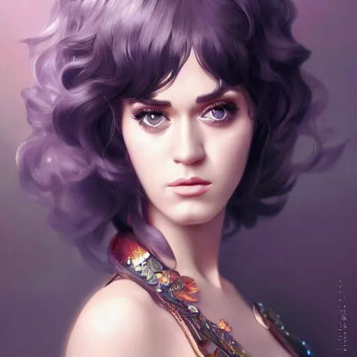 Image similar to ultra realistic illustration, katy perry anime, intricate, elegant, highly detailed, digital painting, artstation, concept art, smooth, sharp focus, illustration, art by artgerm and greg rutkowski and alphonse mucha and wlop