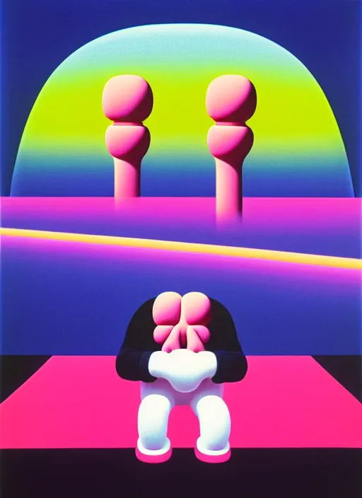 Image similar to living room by shusei nagaoka, kaws, david rudnick, airbrush on canvas, pastell colours, cell shaded, 8 k