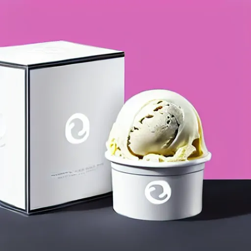 Image similar to jonathan ive dieter rams self licking 👅 ice cream 🍦 packaging