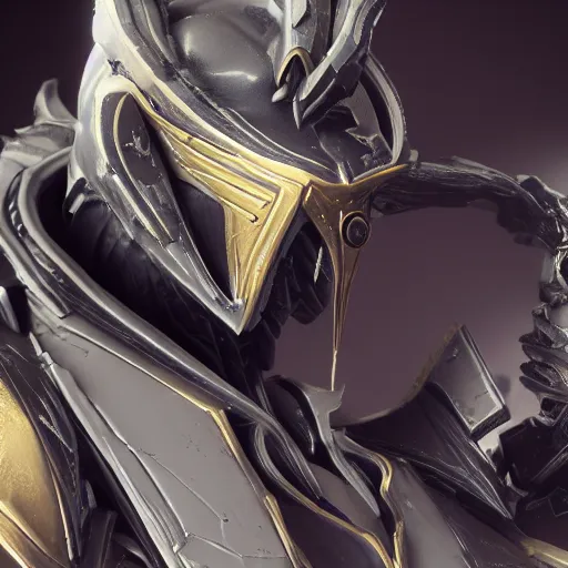Image similar to close up bust of valkyr prime warframe, doing an elegant pose, highly detailed, artstation, deviantart, 8k octane render