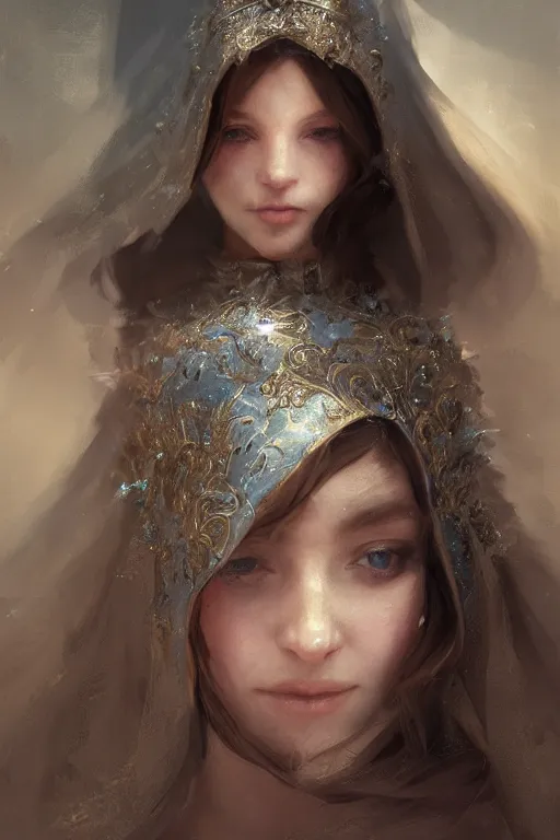 Image similar to medieval princess, gorgeous, close-up portrait, intricate, elegant, volumetric lighting, scenery, digital painting, highly detailed, artstation, sharp focus, illustration, concept art, ruan jia, steve mccurry