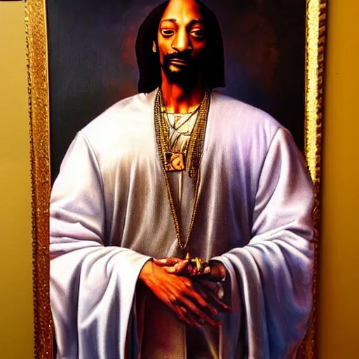 Prompt: extremely detailed snoop dogg painting by Leonardo Da Vinci