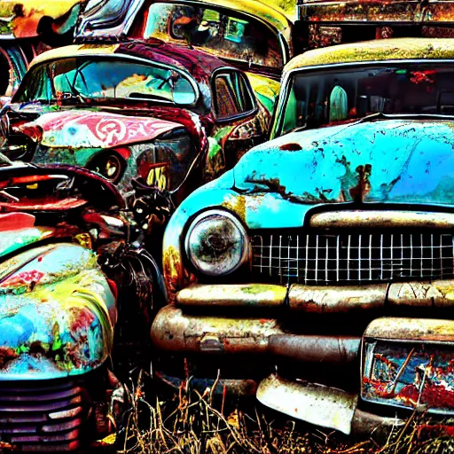 Image similar to Junkyard by Arman