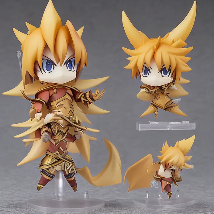 Image similar to nozdormu, an anime nendoroid of nozdormu, figurine, detailed product photo