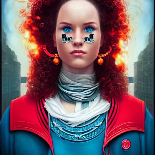 Image similar to stockholm city portrait, Pixar style, by Tristan Eaton Stanley Artgerm and Tom Bagshaw.