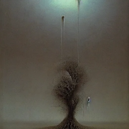 Image similar to One Piece made by Zdzislaw Beksinski