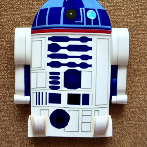 Prompt: r 2 d 2, felt