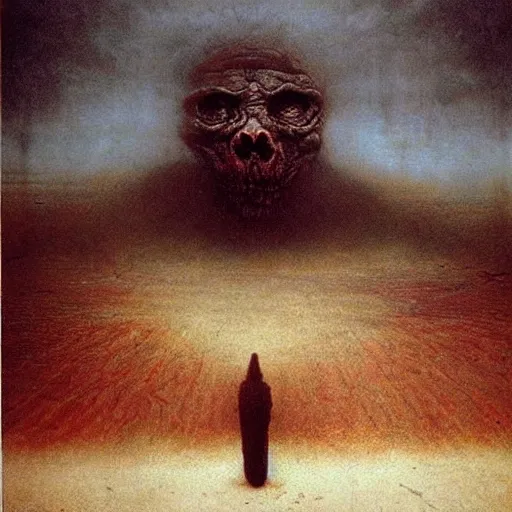 Image similar to the last selfie ever taken, apocalypse, horror, beksinski